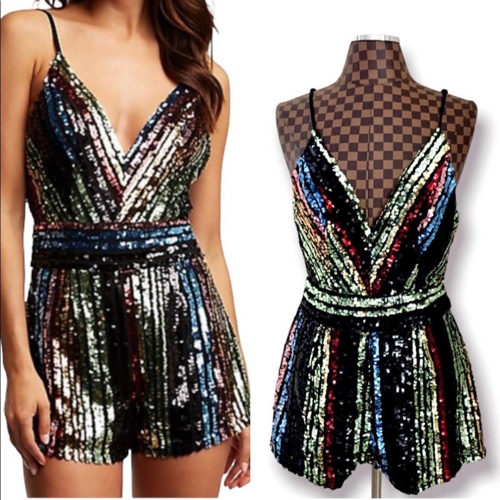 Charlotte Russe Romper, size medium